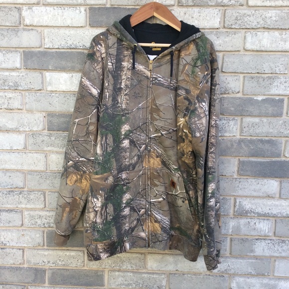 Carhartt Other - Carhartt Realtree Hooded Sweater Jacket Camo